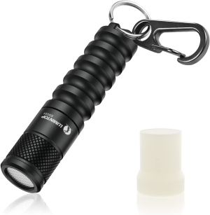 Led Torch,Mini Keychain Flashlight Torch-Lumintop EDC01,120 Lumens Portable Pocket EDC Torch,36 Hours Long Lasting,3 Modes,Ipx8 Waterproof,Powered by AAA Battery Perfect for EDC ,Dog Walking ,Camping , Hiking