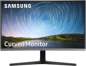 Samsung LC32R500FHEXXY 32 Inch Curved Monitor, Dark Blue Gray