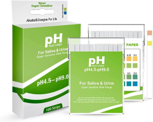 Plastic Ph Test Strips, Universal Application (Ph 0-14), 100 Strips | for Saliva, Soap, Urine, Food, Liquids, Water with Soil Testing, Lab Monitoring, Etc.