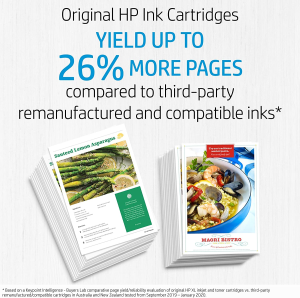 HP 965XL Genuine Original High Yield Yellow Ink Printer Cartridge Works with HP Officejet Pro 9010 All-In-One Printer Series, HP Officejet Pro 9020 All-In-One Printer Series – (3JA83AA)