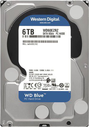 Western Digital 6TB Blue Desktop PC Drive – WD60EZRZ