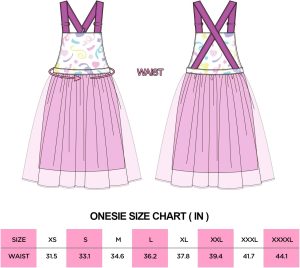 Littleforbig Overall Skirt Romper – Confetti Princess Overall Skirt