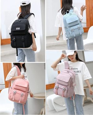 Teen Girls Casual Backpack High Middle School Daypack Women Daily Travel Laptop Bag