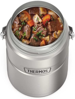 Thermos® Stainless King™ Big Boss Vacuum Insulated Food Jar, Stainless Steel, SK3030ST4AUS