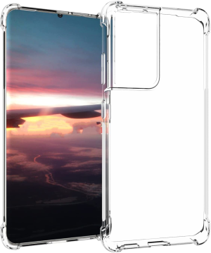 USTIYA for Samsung Galaxy Xcover 6 Pro Case Clear TPU Four Corners Cover Transparent Soft