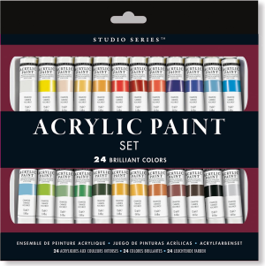 Studio Series Acrylic Paint Set (24 Colors)