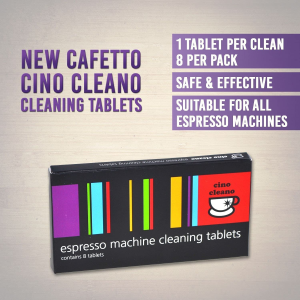 New CAFETTO CINO CLEANO Cleaning Tablets Espresso Coffee Machine Cleaner