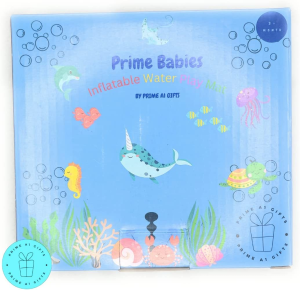 Prime A1 Gifts Inflatable Tummy Time Mat Premium Baby Water Play Mat for Infants and Toddlers Baby Toys for 3 to 24 Months, Strengthen Your Baby’S Muscles, Portable