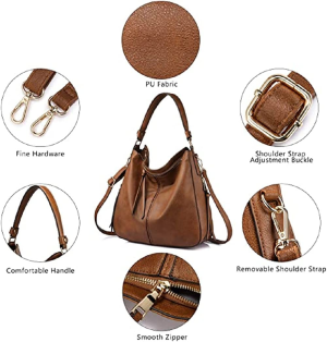 Satchel Purses and Handbags for Women Vintage Crossbody Shoulder Bags Evening Bags with Large Capacity