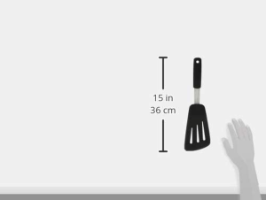 OXO 0719812018423 Cooking Spatula, One Size, Black, 0719812018423