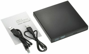 TAVICE – External CD DVD ROM Writer Burner Player Drive USB PC Laptop Mac Windows 7/8/10/11