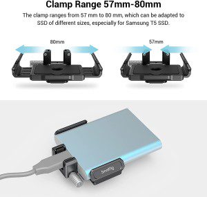 Smallrig Mount Bracket SSD Holder for Samsung T5 / T7 SSD – 3272