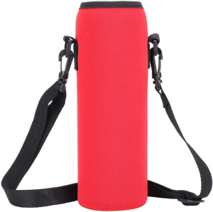 Water Bottle Bag Water Bottle Case Thermal Holder Bag Protect Bottle from Being Scratched for Various Kinds of Bottles(Red)