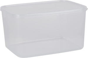 Decor Tellfresh Oblong Food Storer, 6 Litre Capacity, Transparent