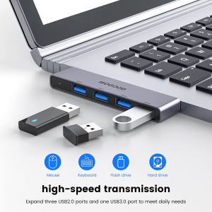 USB Hub for Laptop,Mogood USB Hub 3.0 USB Splitter Ultra-Slim Data USB Hub [Charging Not Supported] Multi USB Port Expander USB Adapter Station for Laptop,Windows Pc,Mac,Printer,Flash Drive,Mobile HDD