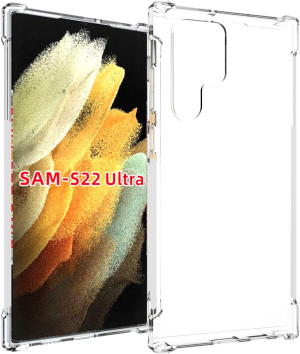 USTIYA for Samsung Galaxy Xcover 6 Pro Case Clear TPU Four Corners Cover Transparent Soft