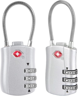 TSA Approved Luggage Combination Locks, T Tersely (2 Pack) Combination Padlock with Alloy Body TSA Lock Password Lock for Travel Bag, Suit Case, Lockers, Gym, Bike Locks or Other