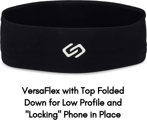 Sporteer Versaflex Running Belt, Travel Money and Passport Belt, Workout Waist Pack for Large Phones and Personal Items