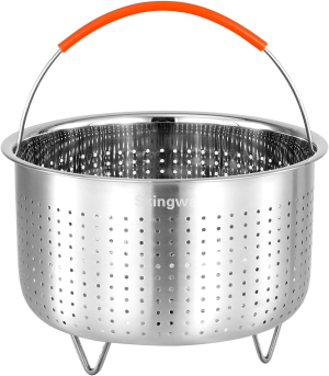 Steamer Basket for Instant Pot, Vegetable Steamer Basket Stainless Steel Steamer Basket Insert for Pots (3Qt)