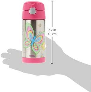 Thermos 355Ml Funtainer Vacuum Insulated Drink Bottle – Butterfly, Pink (F4011BK6AUS) & Funtainer Insulated Drink Bottle, Unicorn, F4019UN6AUS