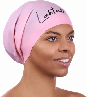 Long Hair Swim Cap | Swimming Caps for Women Men | Extra Large XL Waterproof Silicone | Dreadlocks Braids Afro Hair Extensions Weaves Dry Hair | Durable Adult Swim Hat | Open Water Swimming Pool