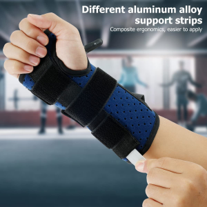 Fxvhojq Wrist Brace for Carpal Tunnel Relief Support – Adjustable Wrist Support Splint, Maximum Support Hand Brace with 3 Stays for Women Men Tendonitis Arthritis Pain Relief Stabilizer for Sports