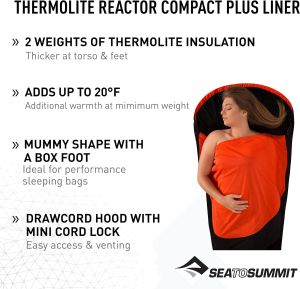 Sea to Summit Hüttenschlafsack Reactor Compact Plus