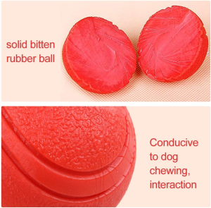 2-Pack Solid Rubber Dog Balls,Dog’S Solid Rubber Bouncy Ball Bite Resistant and Indestructible Dog Training Ball,Pet Solid Rubber Bouncy Ball