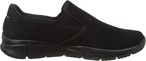 Skechers Men’S Equalizer Double Play Slip-On Loafer, Black, 8.5 Wide