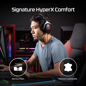 Hyperx – Cloud Core Wired DTS Headphone:X Gaming Headset for PC, Xbox X|S, and Xbox One – Black