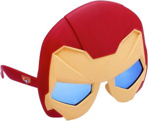 Sun Staches Iron Man Big Characters Eye Mask