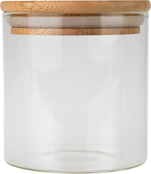 【AU Stock】 Empty 22 Piece Bamboo Spice Jar Starter Pack with Wooden Lids Glass Food Storage Jars with Bamboo Lids | 3 Sizes Included 12 X 75Ml, 6 X 250Ml, 4 X 500Ml