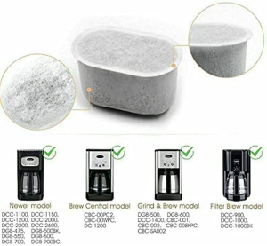 Water Filters for Breville Barista Express BES870 & Duo-Temp Pro BES810 Machine (6 Filters)