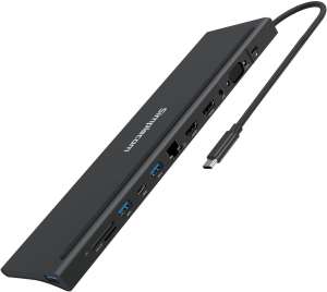 Simplecom CHN622 USB-C 12-In-1 Multiport Docking Station Laptop Stand