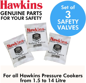 Hawkins B1010 3 Piece Pressure Cooker Safety Valve – B1010-3Pcset