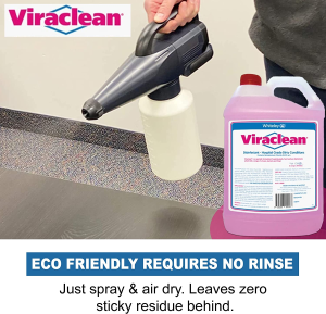 Whiteley Corporation Viraclean All Purpose Disinfectant Cleaner – Kills 99.9% of Germs and Eliminates Odors -Cleansmart Hospital Grade Disinfectant of Viruses and Bacteria,Tga Registered, 5L