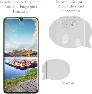 (3 Pack) Pokolan Screen Protector for Samsung Galaxy S21, S21 5G (6.2 Inch) Tempered Glass, Support Fingerprint Unlock, 9H Hardness, Case Friendly, Bubble-Free, Anti-Scratch, Easy to Install