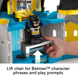 DC Super Friends Fisher-Price Litte People Deluxe Batcave