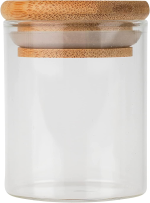 【AU Stock】 Empty 22 Piece Bamboo Spice Jar Starter Pack with Wooden Lids Glass Food Storage Jars with Bamboo Lids | 3 Sizes Included 12 X 75Ml, 6 X 250Ml, 4 X 500Ml