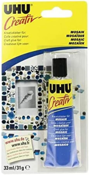 UHU Specialist Creativ’ Plastics and Miniatures Glue 33Ml – Card of 1, (33-47330)