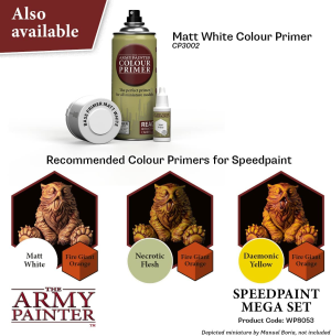 The Army Painter Speedpaint Mega Set – 24 X 18Ml Speed Model Paint Kit Pre Loaded with Mixing Balls and 1 Brush- Base, Shadow and Highlight in One Miniature and Model Paint Set for Plastic Models