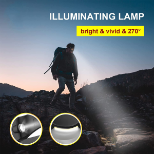 LED Headlamp, 2 Pack Rechargeable Head Lamp Flashlight Motion Sensor, Flex Pro Lightbar 270° Wide Beam Bright Headband, COB XPE Lightweight Waterproof Head Light for Outdoor Running Camping Hiking
