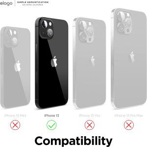 Elago Liquid Silicone Case Compatible with Iphone 13 Case (6.1″), Premium Silicone, Full Body Protection – 3 Layer Shockproof Phone Cover, Anti-Scratch Soft Microfiber Lining (Dark Grey)