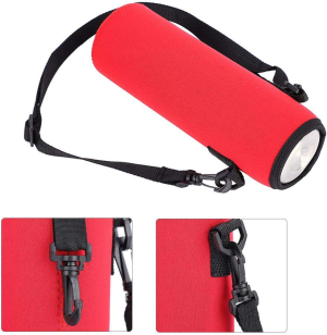 Water Bottle Bag Water Bottle Case Thermal Holder Bag Protect Bottle from Being Scratched for Various Kinds of Bottles(Red)