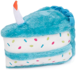 Zippypaws ZP861 Birthday Cake Blue 17.5 X 15Cm, One Size