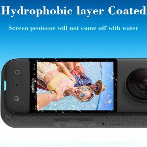 Screen Protector for Insta360 X3 Waterproof 360 [2 Pack],Ulbter LCD Tempered Glass 0.3Mm 9H Hardness Anti-Scrach Anti-Fingerprint Anti-Bubble