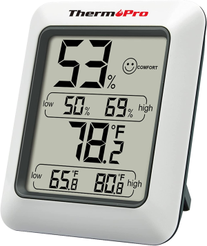 ThermoPro TP50 Digital Hygrometer Indoor Thermometer Humidity Monitor with Temperature Humidity Gauge