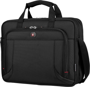 WENGER Laptop Briefcase, 33 Centimeters, Black