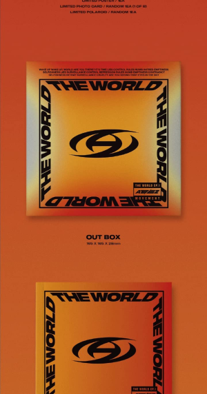 ATEEZ the WORLD EP.1 : MOVEMENT Album Z Version Cd+1P Folding Lyrics Poster on Pack+72P Photobooklet+1Ea Sticker+1P ID Card+1P Photocard+Tracking Sealed