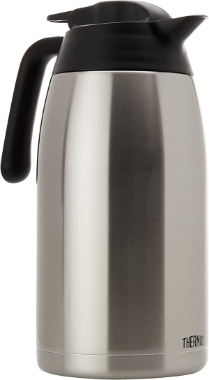 Thermos Stainless Steel Vacuum Insulated Carafe, 2L, Stainless Steel, THV2000AUS